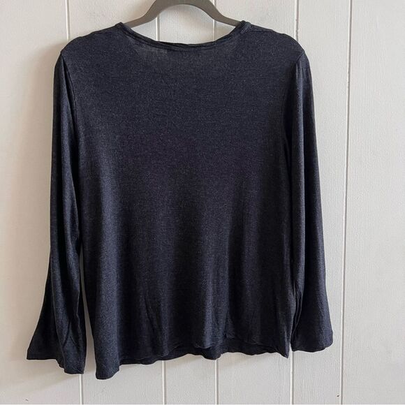 Vince Women's Essential Long Sleeve Tee - Picture 6 of 9